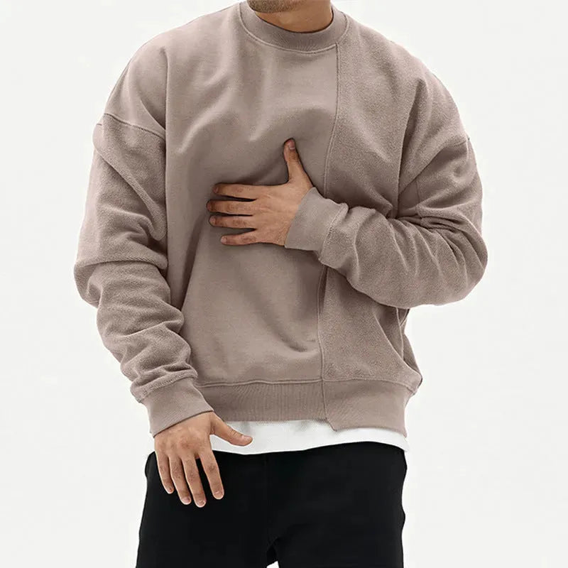 Pullover Round Neck Sweater Loose Men Clothes - Bellarte Enchanté Pullover Round Neck Sweater Loose Men Clothes
