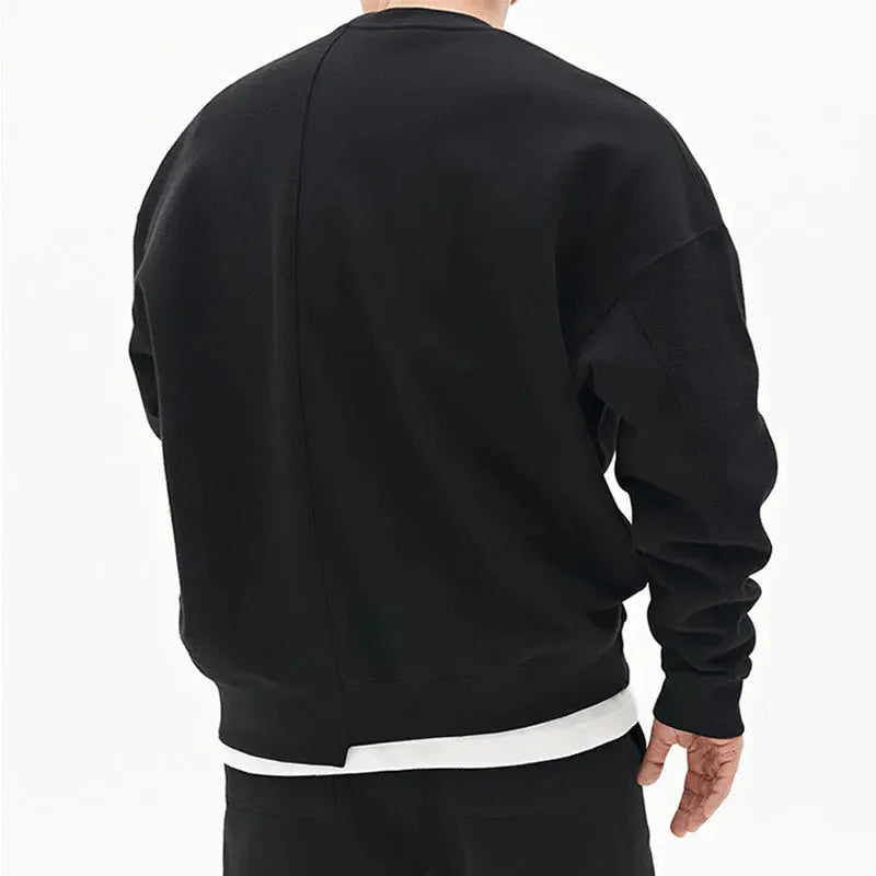 Pullover Round Neck Sweater Loose Men Clothes - Bellarte Enchanté Pullover Round Neck Sweater Loose Men Clothes