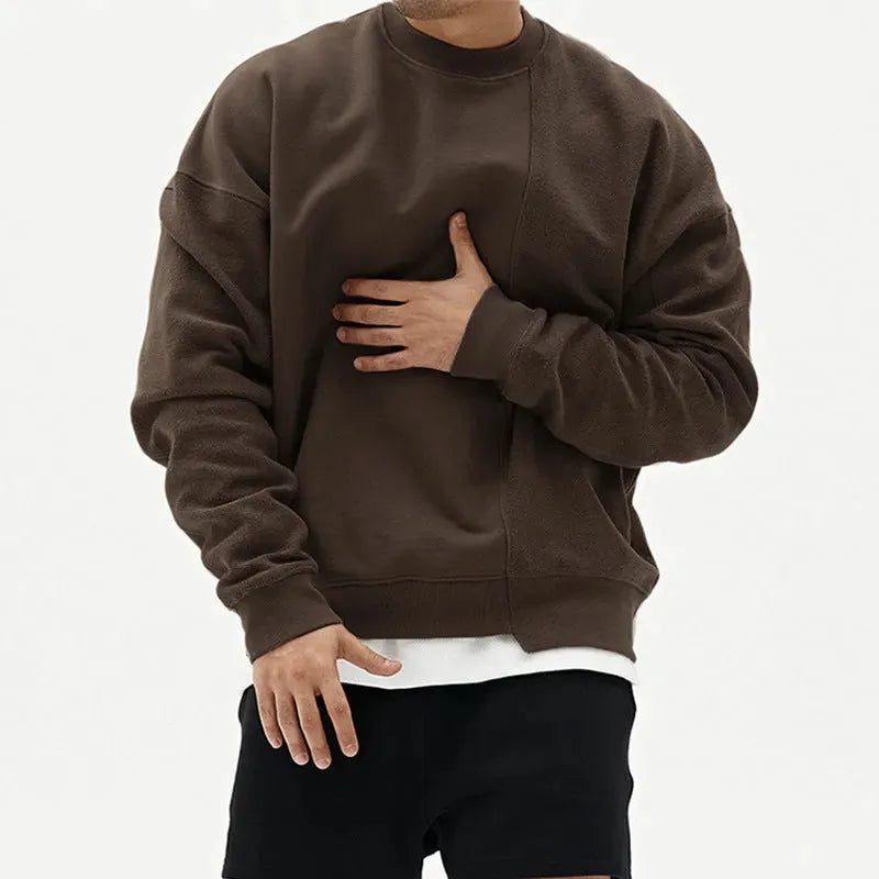 Pullover Round Neck Sweater Loose Men Clothes - Bellarte Enchanté Pullover Round Neck Sweater Loose Men Clothes