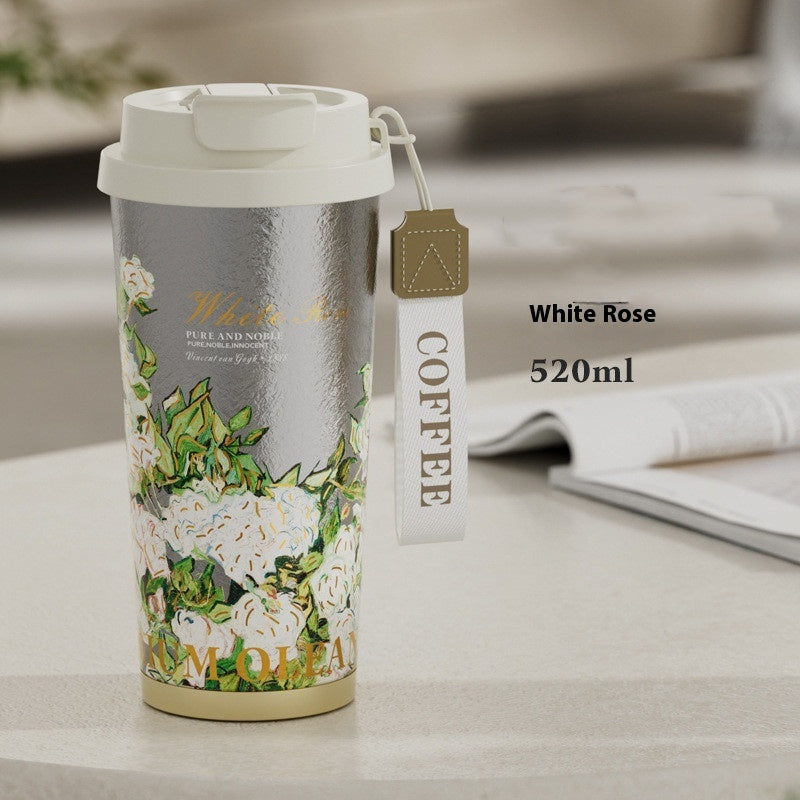 Pure Titanium Coffee Mug Car Decoration For Men - Bellarte Enchanté Pure Titanium Coffee Mug Car Decoration For Men