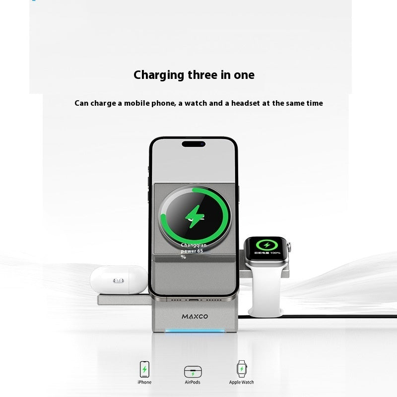 Qi2 Protocol Magnetic Touch Rotating Wireless Charger - Bellarte Enchanté Qi2 Protocol Magnetic Touch Rotating Wireless Charger