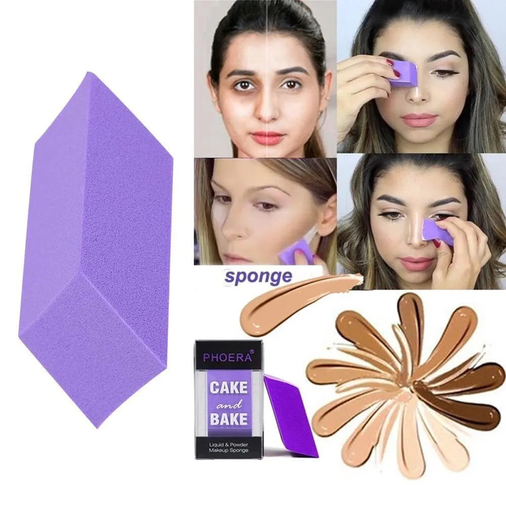 Quadrilateral shape makeup puff - Bellarte Enchanté Quadrilateral shape makeup puff
