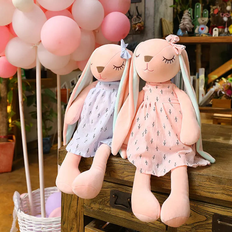 Rabbit Doll An'an Rabbit Plush Toy Long Ears Rabbit Girl Heart Rag Doll - Bellarte Enchanté Rabbit Doll An'an Rabbit Plush Toy Long Ears Rabbit Girl Heart Rag Doll