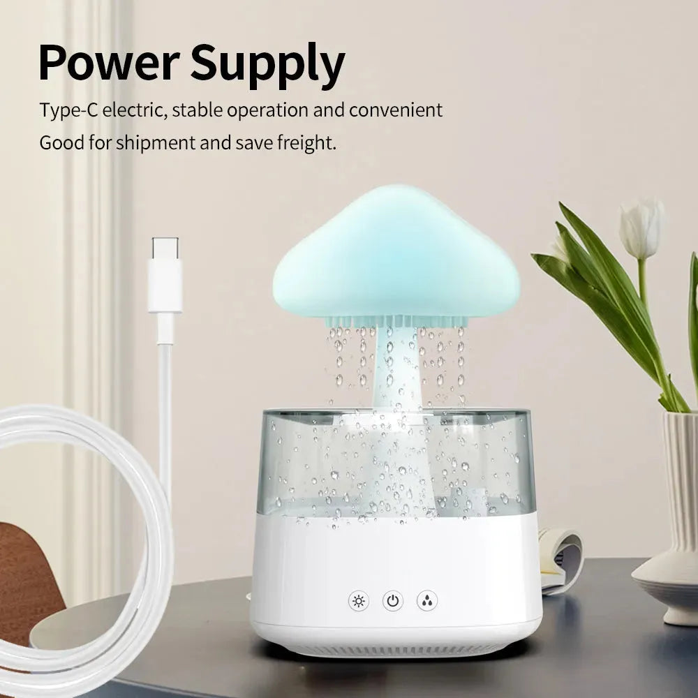 Rain Humidifier Mushroom Humidifier Rain Cloud Humidifier Water Drop Humidifier - Bellarte Enchanté Rain Humidifier Mushroom Humidifier Rain Cloud Humidifier Water Drop Humidifier