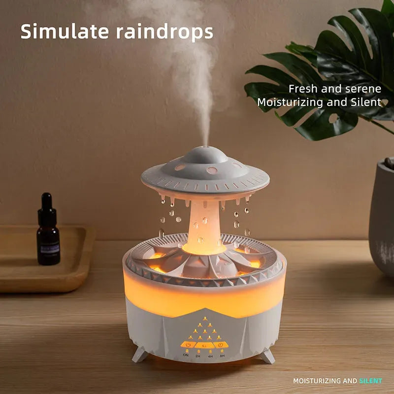 Raining Humidifier UFO Raindrop Aromatherapy - Bellarte Enchanté Raining Humidifier UFO Raindrop Aromatherapy