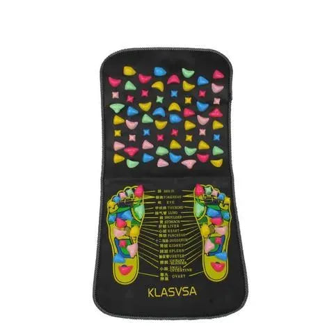 Reflexology Foot Massage Pad Cobblestone Walk Massager Mat Pain Relief Health Care Acupressure Mat - Bellarte Enchanté Reflexology Foot Massage Pad Cobblestone Walk Massager Mat Pain Relief Health Care Acupressure Mat