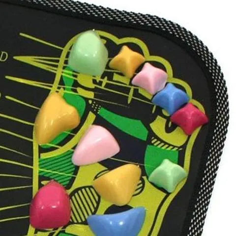 Reflexology Foot Massage Pad Cobblestone Walk Massager Mat Pain Relief Health Care Acupressure Mat - Bellarte Enchanté Reflexology Foot Massage Pad Cobblestone Walk Massager Mat Pain Relief Health Care Acupressure Mat