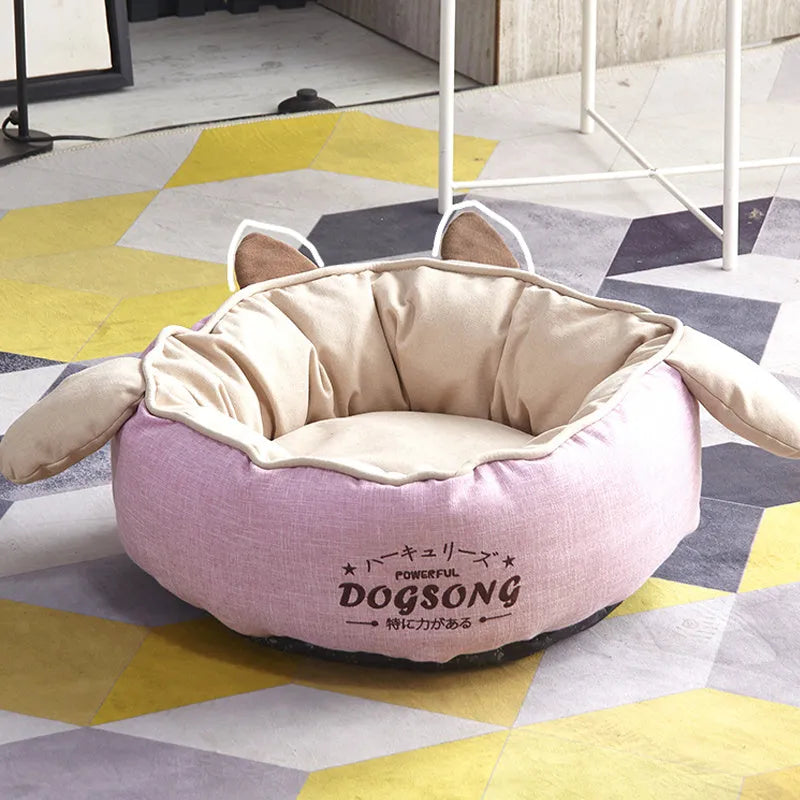 Removable and Washable Cat Nest Dog Bed Pet Cave Teddy Bichon Dog Cushion Lamb Wool Soft Comfortable and Durable - Bellarte Enchanté Removable and Washable Cat Nest Dog Bed Pet Cave Teddy Bichon Dog Cushion Lamb Wool Soft Comfortable and Durable