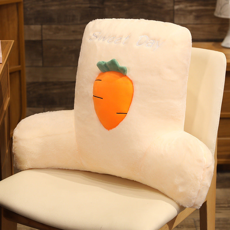 Removable And Washable Office Fruit Lumbar Pillow Nap Blanket - Bellarte Enchanté Removable And Washable Office Fruit Lumbar Pillow Nap Blanket