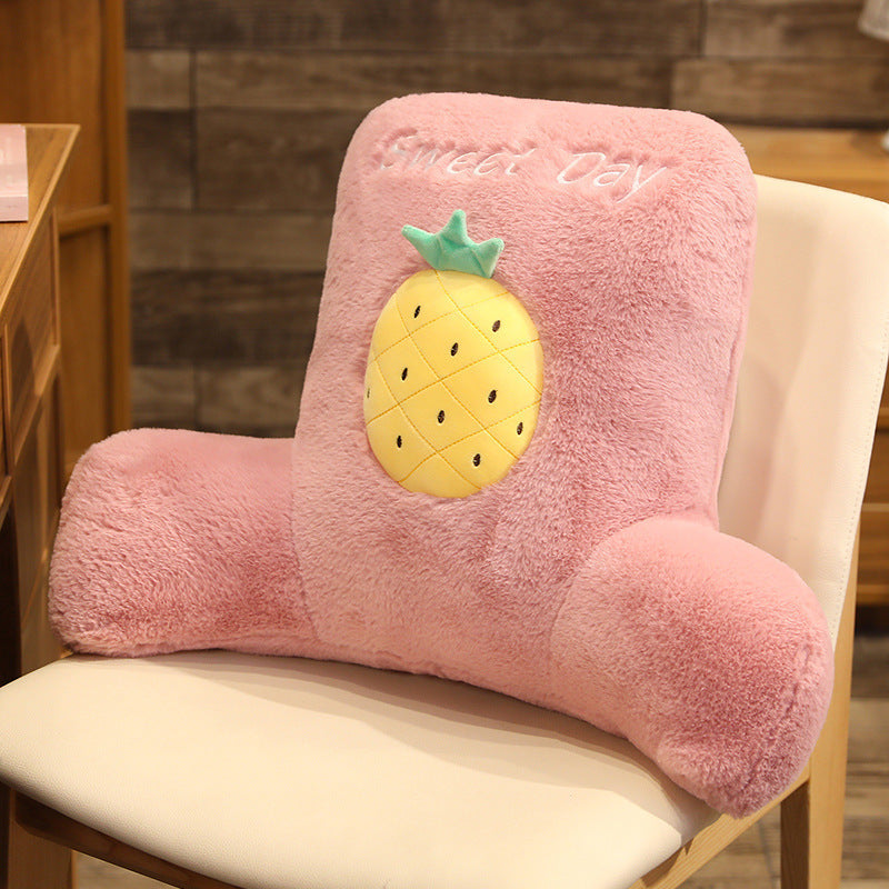 Removable And Washable Office Fruit Lumbar Pillow Nap Blanket - Bellarte Enchanté Removable And Washable Office Fruit Lumbar Pillow Nap Blanket