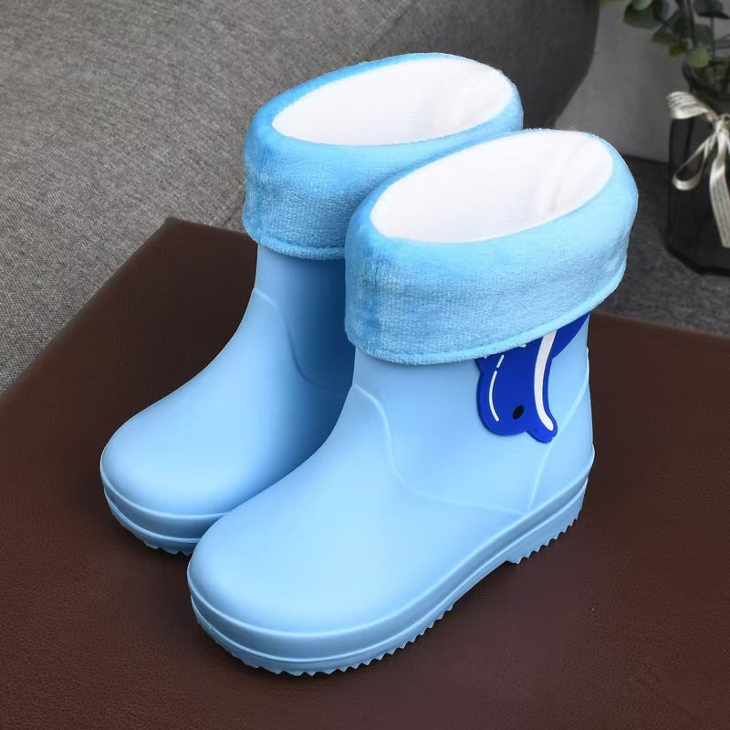 Removable Cartoon Giraffe Rain Shoes Boys And Girls Animal Pattern Rain Boots - Bellarte Enchanté Removable Cartoon Giraffe Rain Shoes Boys And Girls Animal Pattern Rain Boots