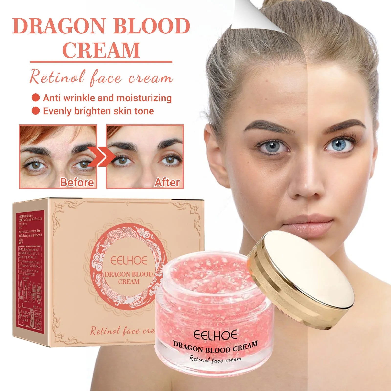 Retinol Compact Face Cream Whitening Skin - Bellarte Enchanté Retinol Compact Face Cream Whitening Skin