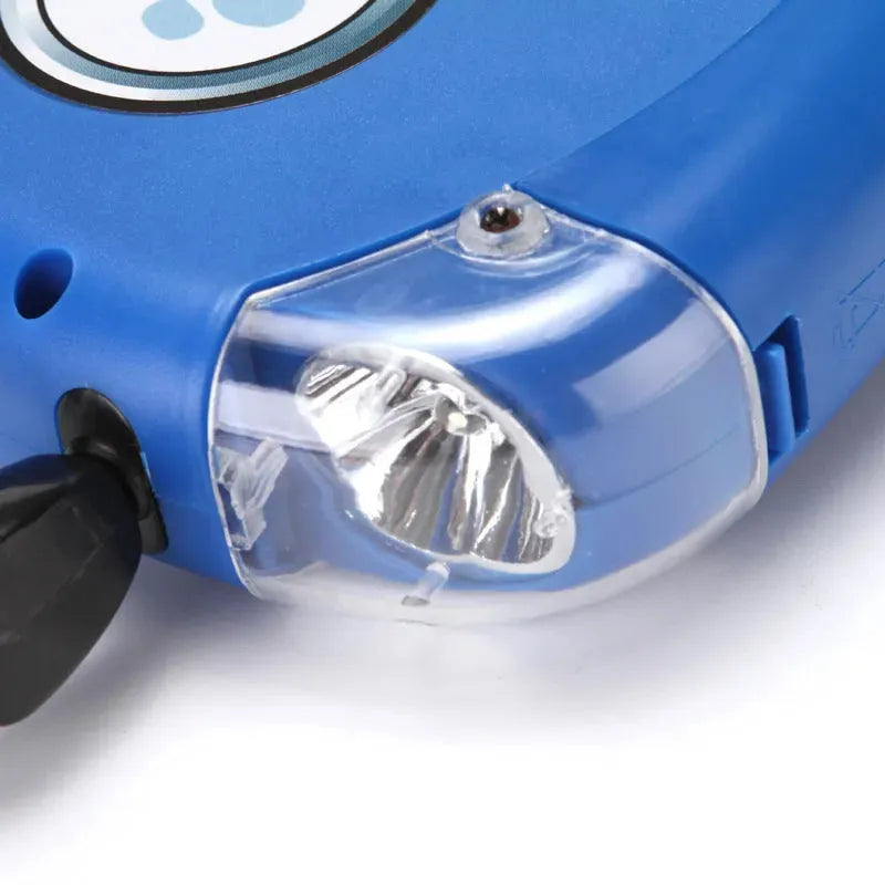 Retractable Dog Leash Equipped With Flashlight And Rubbish Bag Storage - Bellarte Enchanté Retractable Dog Leash Equipped With Flashlight And Rubbish Bag Storage