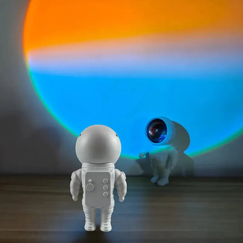 Robot Astronaut Sunset Atmosphere Night Light - Bellarte Enchanté Robot Astronaut Sunset Atmosphere Night Light