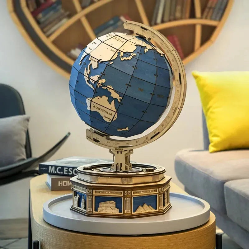 Robotime Globe Earth 567pcs 3D Wooden Puzzle Games Ocean Map Ball Assemble Model Toys Xms Gift for Children Boys Dropshipping - Bellarte Enchanté Robotime Globe Earth 567pcs 3D Wooden Puzzle Games Ocean Map Ball Assemble Model Toys Xms Gift for Children Boys Dropshipping