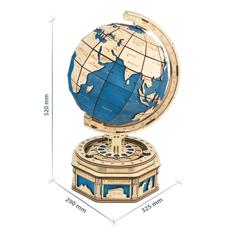 Robotime Globe Earth 567pcs 3D Wooden Puzzle Games Ocean Map Ball Assemble Model Toys Xms Gift for Children Boys Dropshipping - Bellarte Enchanté Robotime Globe Earth 567pcs 3D Wooden Puzzle Games Ocean Map Ball Assemble Model Toys Xms Gift for Children Boys Dropshipping