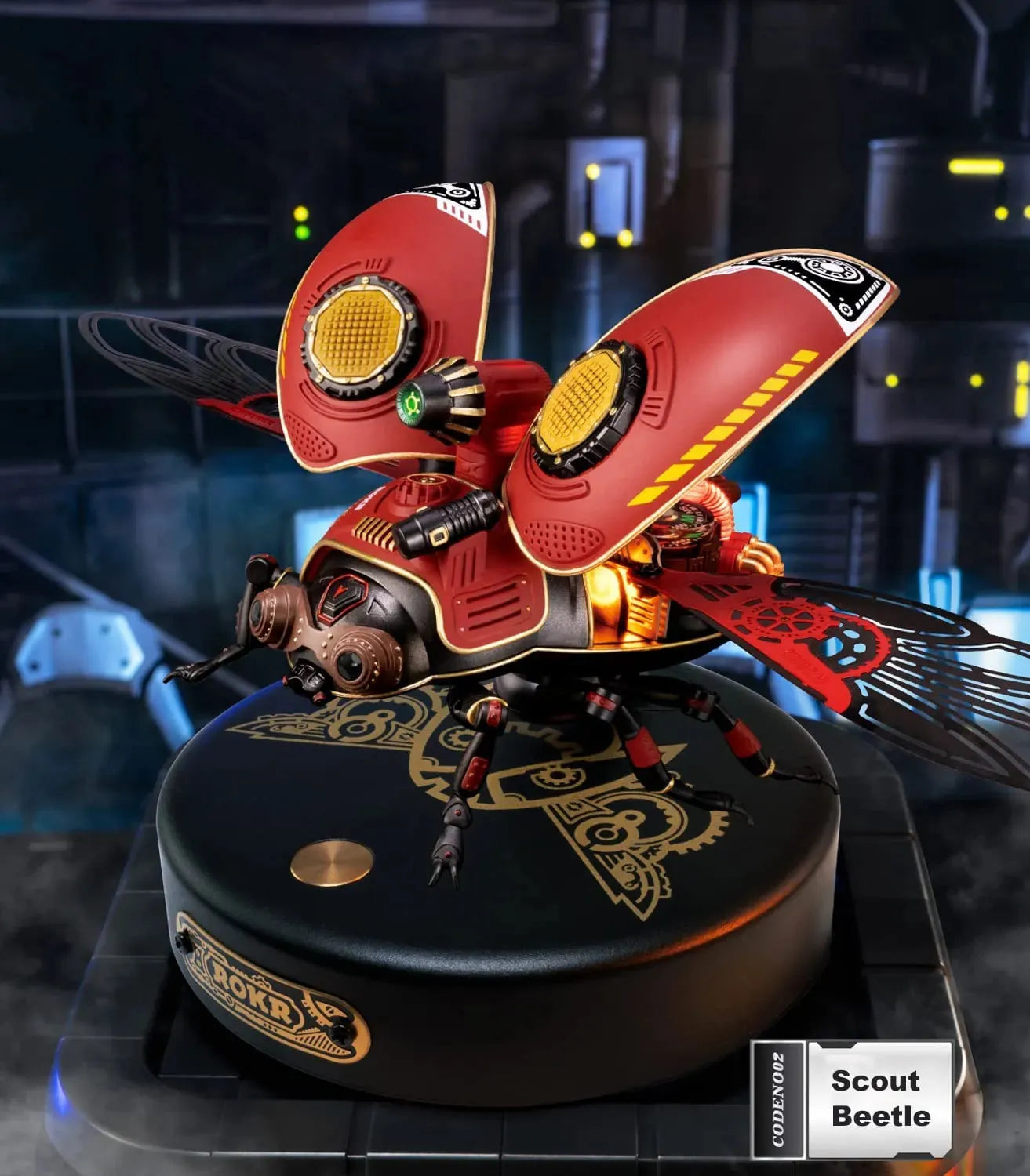 Robotime Rokr Scout Beetle Metal 3D Puzzles Games Punk Style Gift For Birthday Easy Assembly Mechanical Design DIY Toys - MI02 - Bellarte Enchanté Robotime Rokr Scout Beetle Metal 3D Puzzles Games Punk Style Gift For Birthday Easy Assembly Mechanical Design DIY Toys - MI02