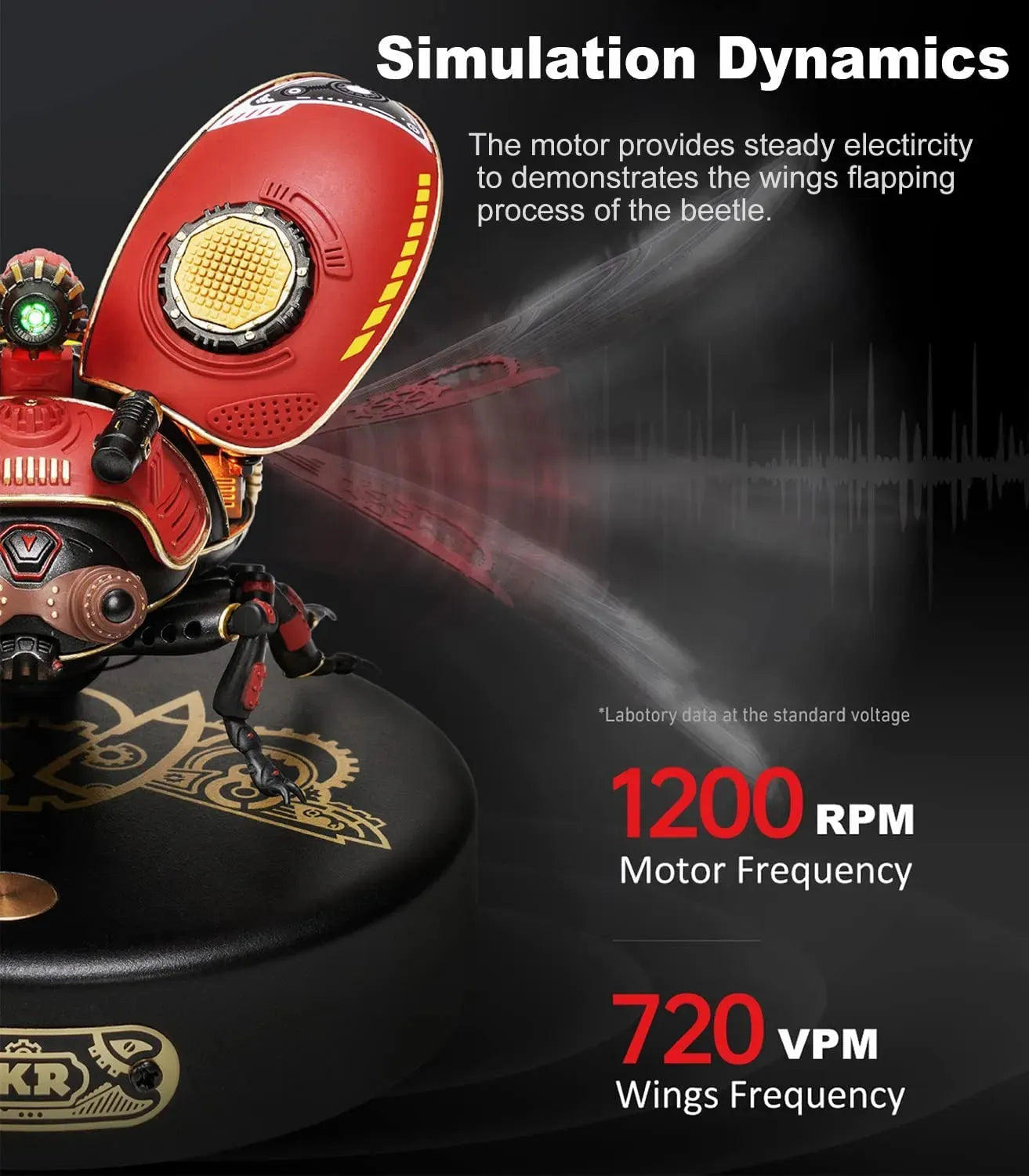 Robotime Rokr Scout Beetle Metal 3D Puzzles Games Punk Style Gift For Birthday Easy Assembly Mechanical Design DIY Toys - MI02 - Bellarte Enchanté Robotime Rokr Scout Beetle Metal 3D Puzzles Games Punk Style Gift For Birthday Easy Assembly Mechanical Design DIY Toys - MI02