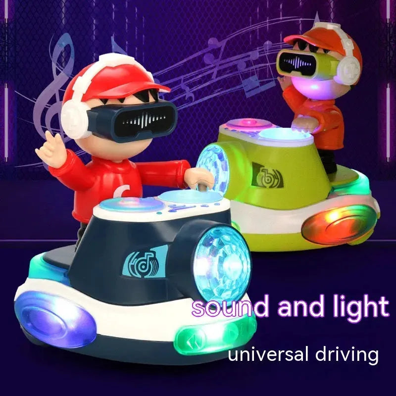 Rock DJ Playing Disc Audio Boy Music Light - Bellarte Enchanté Rock DJ Playing Disc Audio Boy Music Light