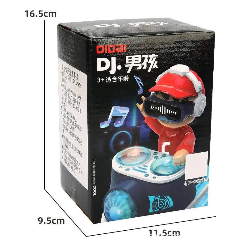 Rock DJ Playing Disc Audio Boy Music Light - Bellarte Enchanté Rock DJ Playing Disc Audio Boy Music Light