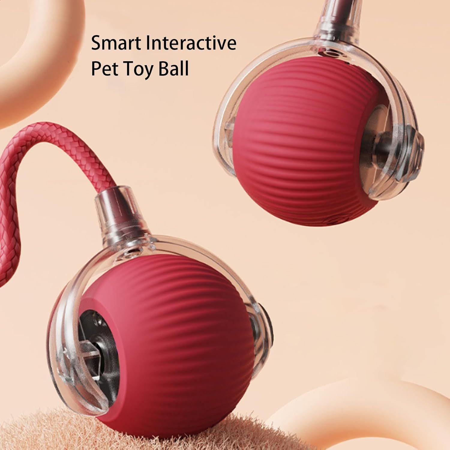Rolling Ball Ball For Dogs Doggie Ball Interactive Dog Smart Ball Toy Interactive - Bellarte Enchanté Rolling Ball Ball For Dogs Doggie Ball Interactive Dog Smart Ball Toy Interactive