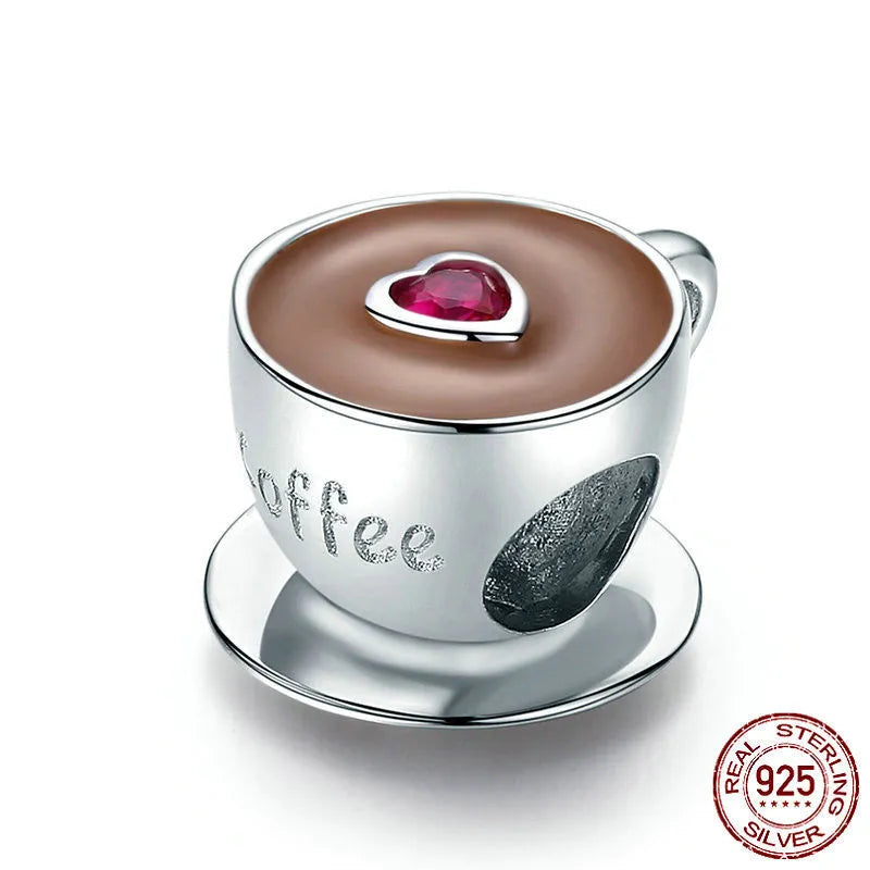 S 925 coffee cup beaded - Bellarte Enchanté S 925 coffee cup beaded
