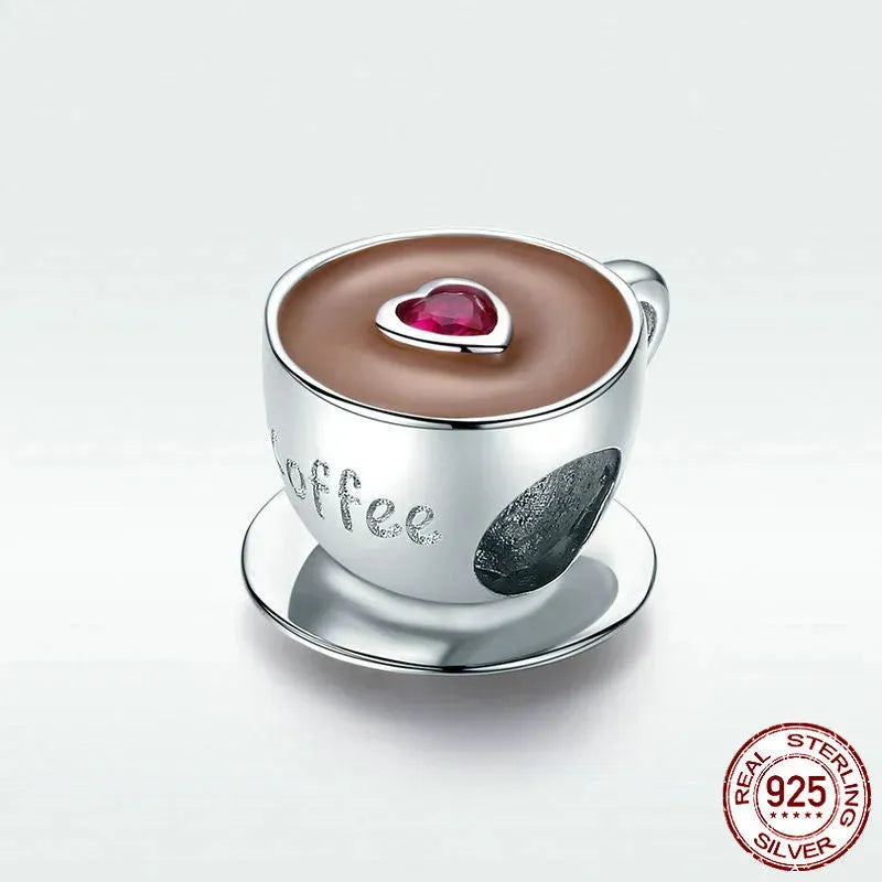 S 925 coffee cup beaded - Bellarte Enchanté S 925 coffee cup beaded
