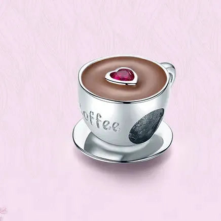 S 925 coffee cup beaded - Bellarte Enchanté S 925 coffee cup beaded