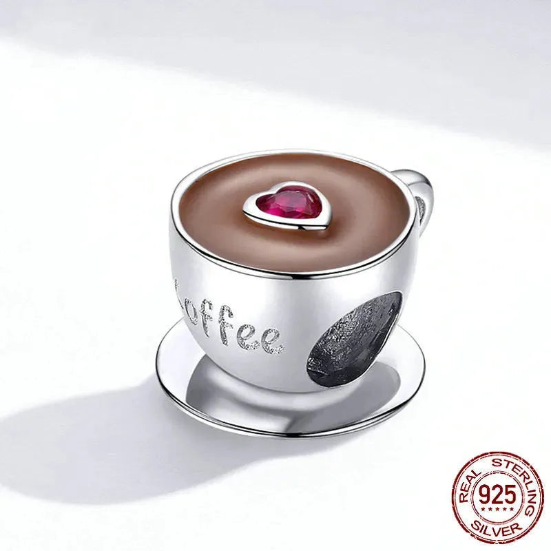 S 925 coffee cup beaded - Bellarte Enchanté S 925 coffee cup beaded