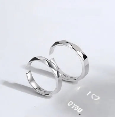 S 925 Sterling Silver Rings By Light Reflect Show Surprise Love - Bellarte Enchanté S 925 Sterling Silver Rings By Light Reflect Show Surprise Love