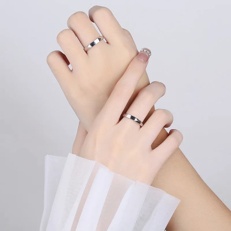 S 925 Sterling Silver Rings By Light Reflect Show Surprise Love - Bellarte Enchanté S 925 Sterling Silver Rings By Light Reflect Show Surprise Love