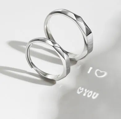 S 925 Sterling Silver Rings By Light Reflect Show Surprise Love - Bellarte Enchanté S 925 Sterling Silver Rings By Light Reflect Show Surprise Love