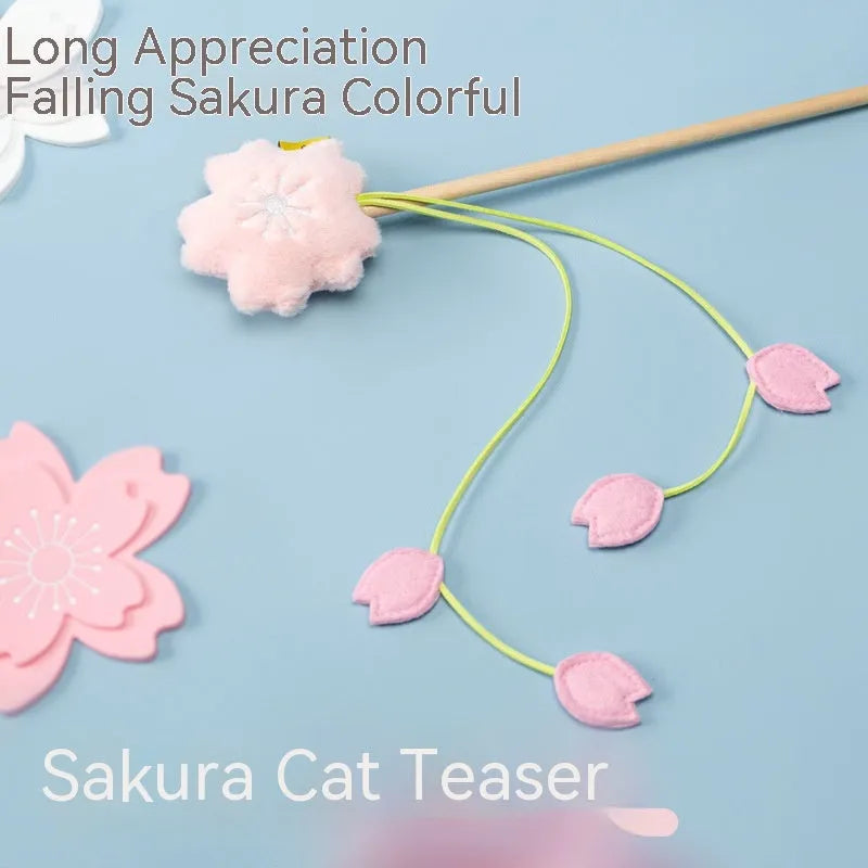 Sakura Cat Teaser Cat Relieving Stuffy Interactive Sound Toy - Bellarte Enchanté Sakura Cat Teaser Cat Relieving Stuffy Interactive Sound Toy