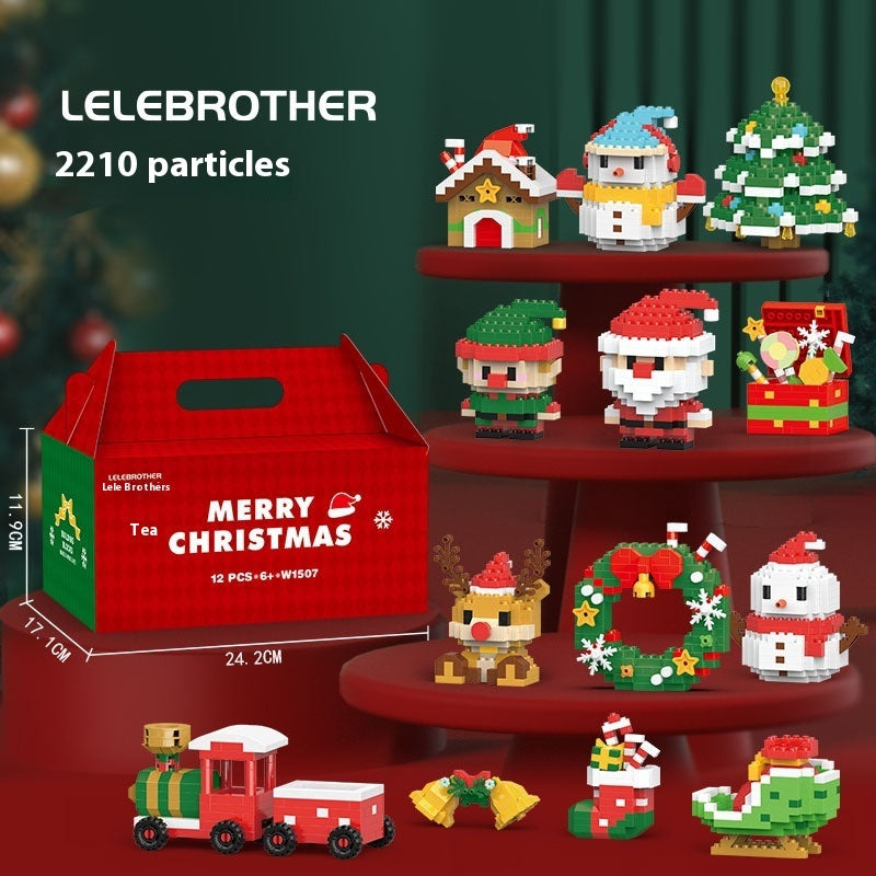 Santa Claus Building Blocks Tiny Particles - Bellarte Enchanté Santa Claus Building Blocks Tiny Particles