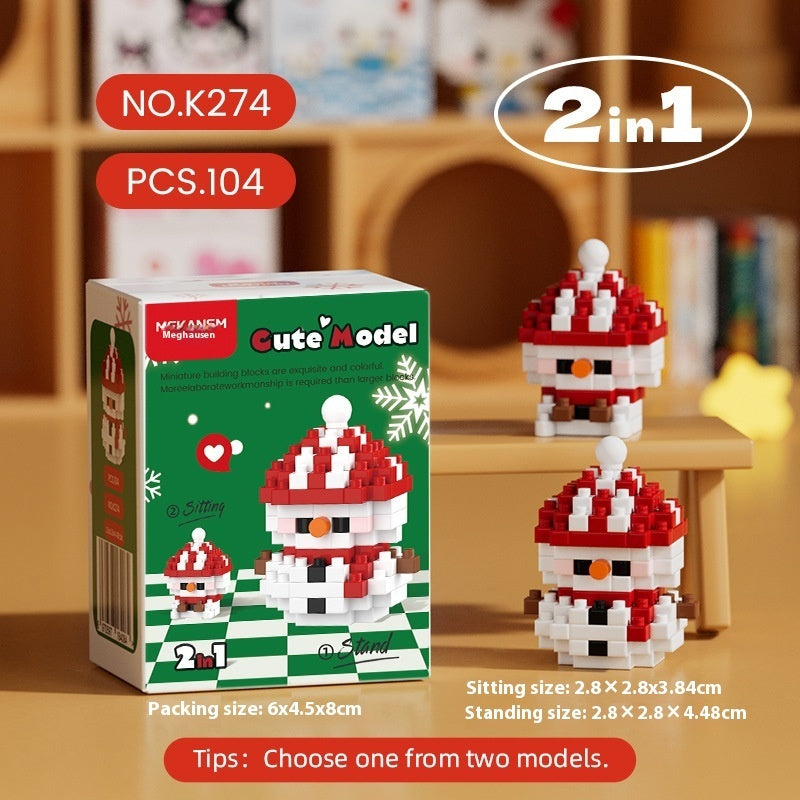 Santa Claus Building Blocks Tiny Particles - Bellarte Enchanté Santa Claus Building Blocks Tiny Particles