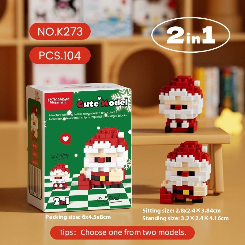 Santa Claus Building Blocks Tiny Particles - Bellarte Enchanté Santa Claus Building Blocks Tiny Particles