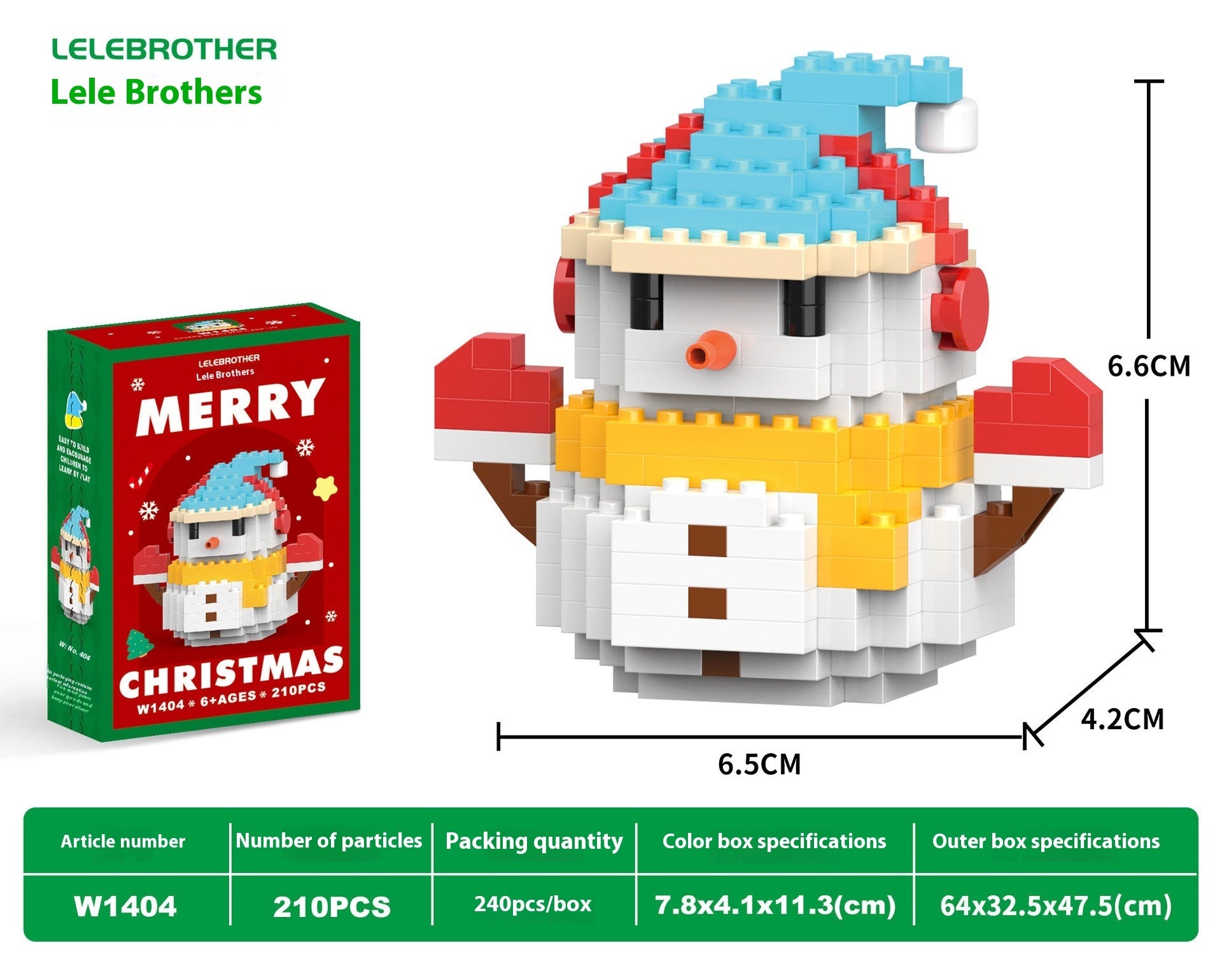 Santa Claus Building Blocks Tiny Particles - Bellarte Enchanté Santa Claus Building Blocks Tiny Particles