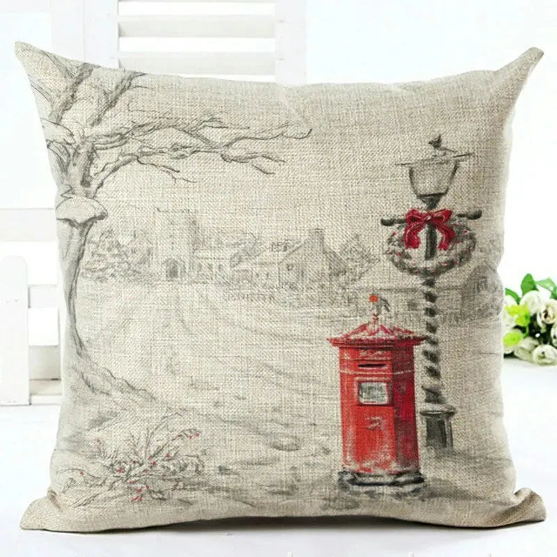 Santa Claus Pillowcase Cushion Cover - Bellarte Enchanté Santa Claus Pillowcase Cushion Cover