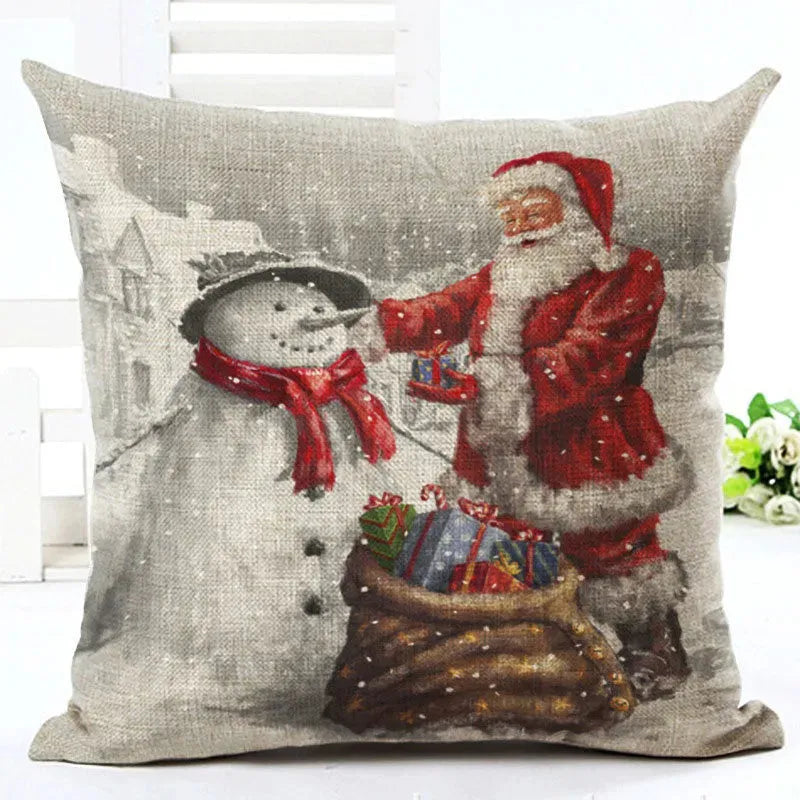 Santa Claus Pillowcase Cushion Cover - Bellarte Enchanté Santa Claus Pillowcase Cushion Cover