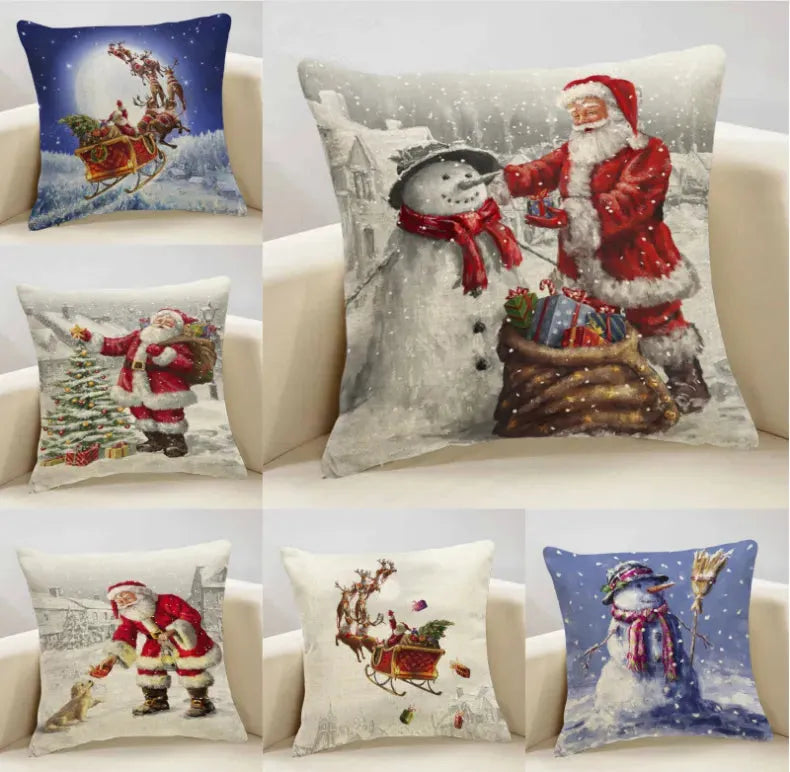 Santa Claus Pillowcase Cushion Cover - Bellarte Enchanté Santa Claus Pillowcase Cushion Cover