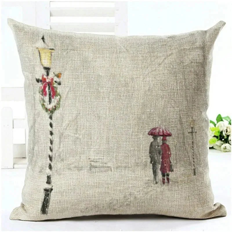 Santa Claus Pillowcase Cushion Cover - Bellarte Enchanté Santa Claus Pillowcase Cushion Cover