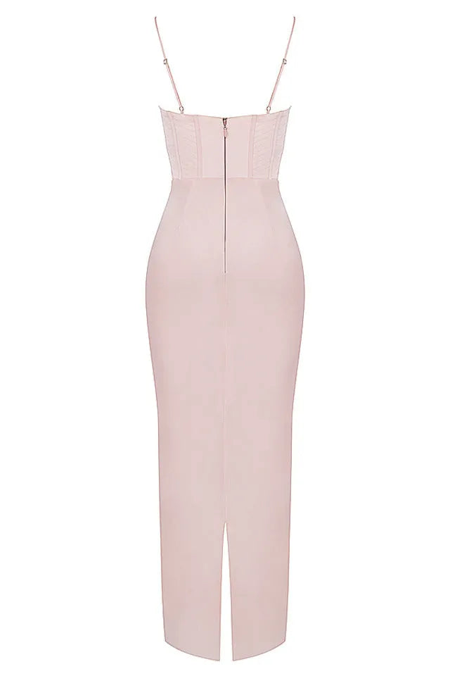Satin Sexy Sling Pleated Strapless - Bellarte Enchanté Satin Sexy Sling Pleated Strapless