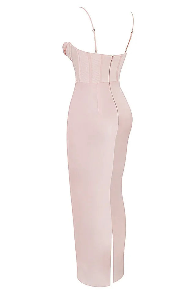 Satin Sexy Sling Pleated Strapless - Bellarte Enchanté Satin Sexy Sling Pleated Strapless