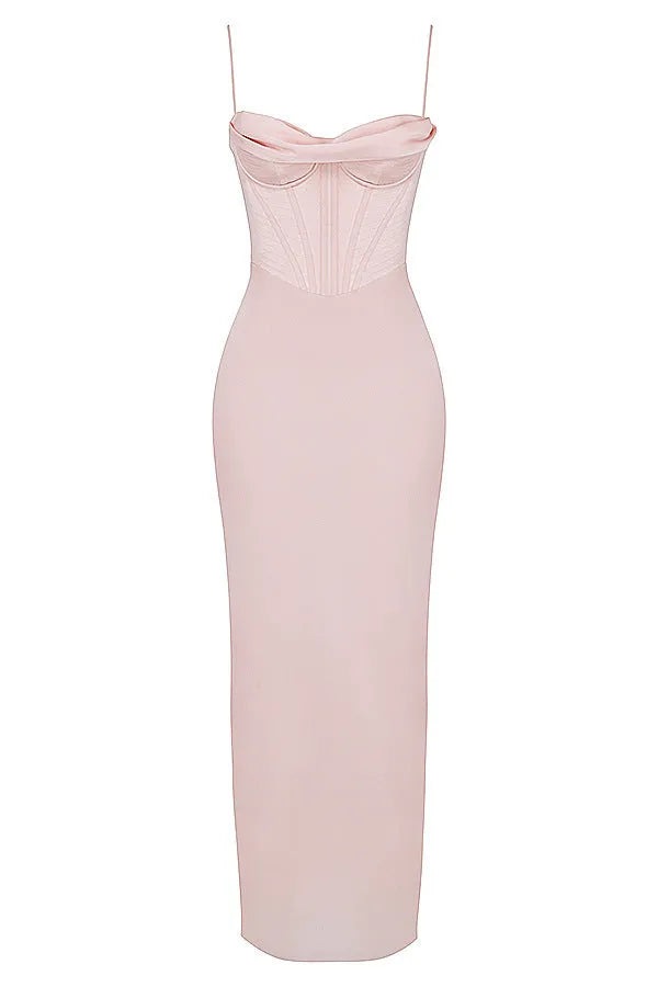 Satin Sexy Sling Pleated Strapless - Bellarte Enchanté Satin Sexy Sling Pleated Strapless