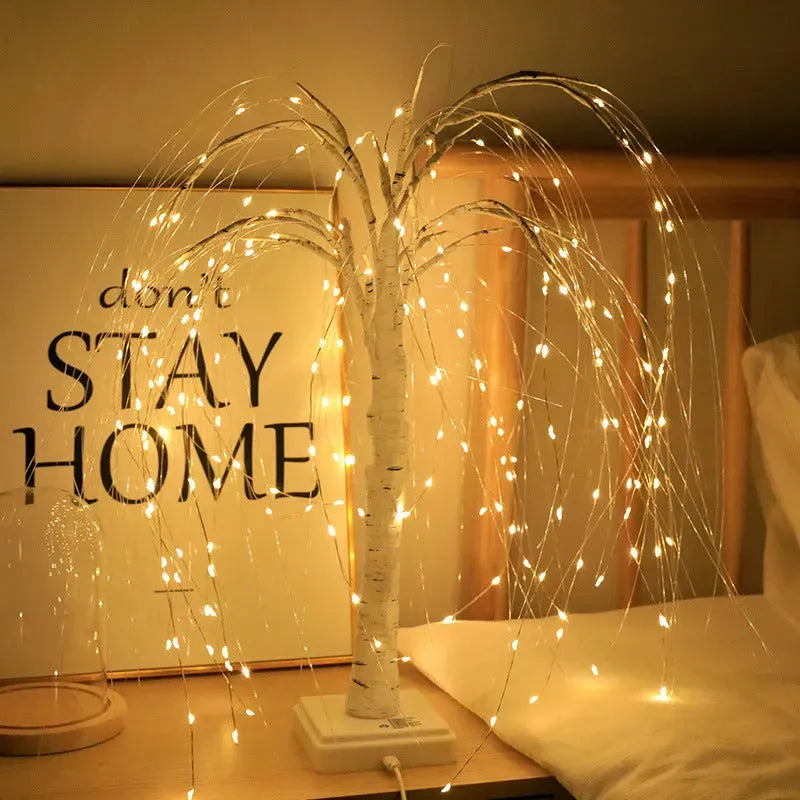 Scene Arrangement Illusion Copper Wire Lights Decorative Night Light - Bellarte Enchanté Scene Arrangement Illusion Copper Wire Lights Decorative Night Light