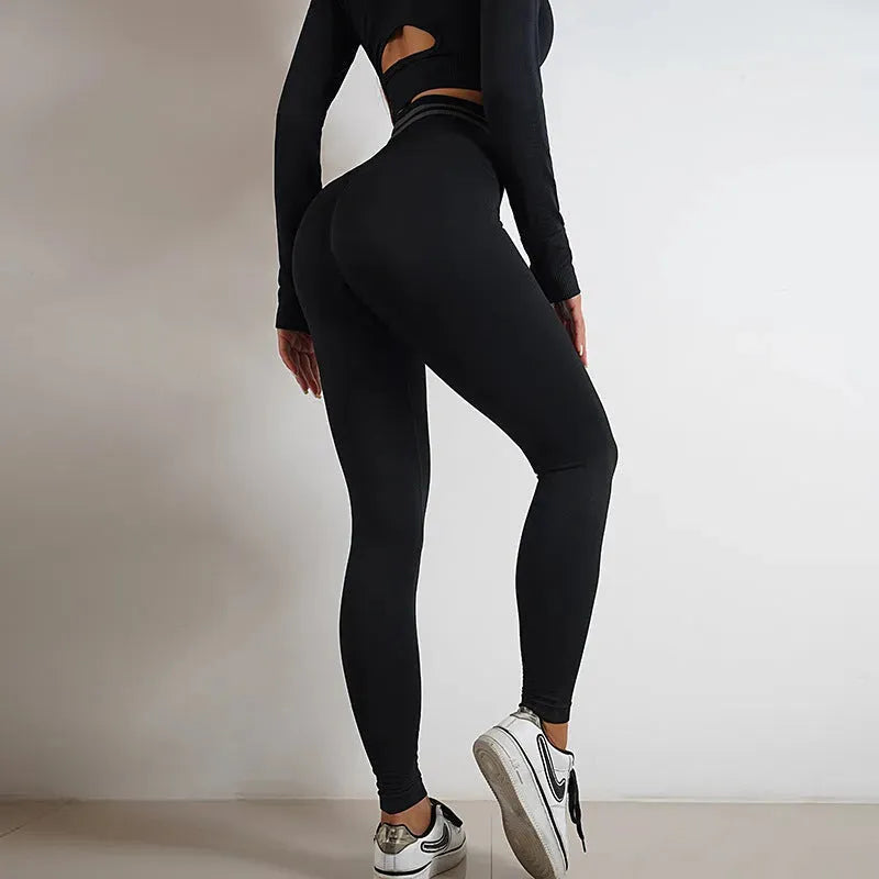 Seamless Yoga Pants Sports Gym Fitness - Bellarte Enchanté Seamless Yoga Pants Sports Gym Fitness