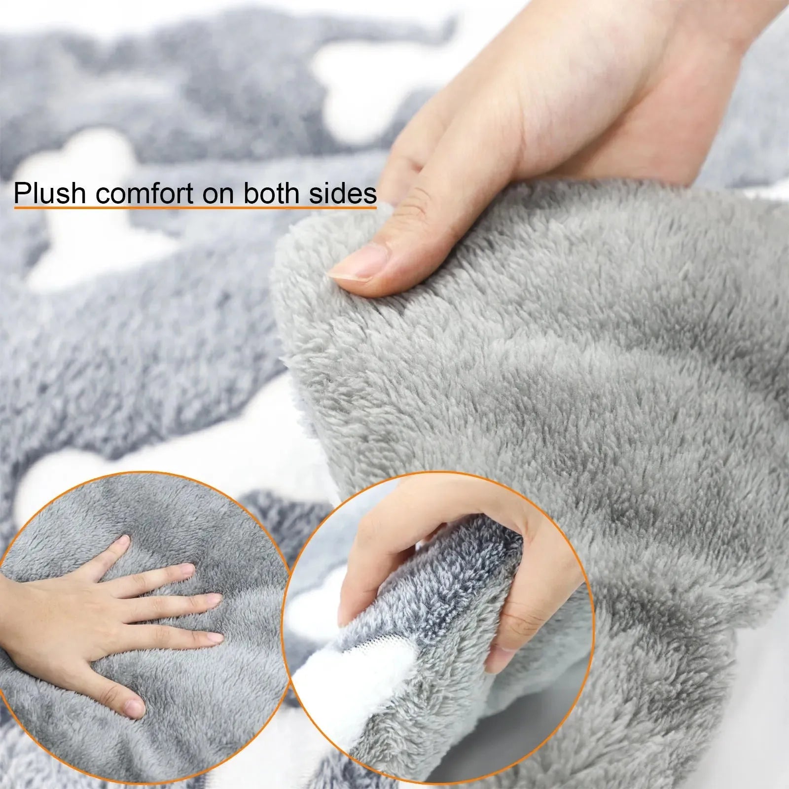 Self-Warming Cat Bed Mat Washable Dog Bed Crate Mat Soft Pet Sleeping Mat For Dogs And Cats Reversible Fleece Dog Crate Kennel Pad Cat Pet Bed - Bellarte Enchanté Self-Warming Cat Bed Mat Washable Dog Bed Crate Mat Soft Pet Sleeping Mat For Dogs And Cats Reversible Fleece Dog Crate Kennel Pad Cat Pet Bed
