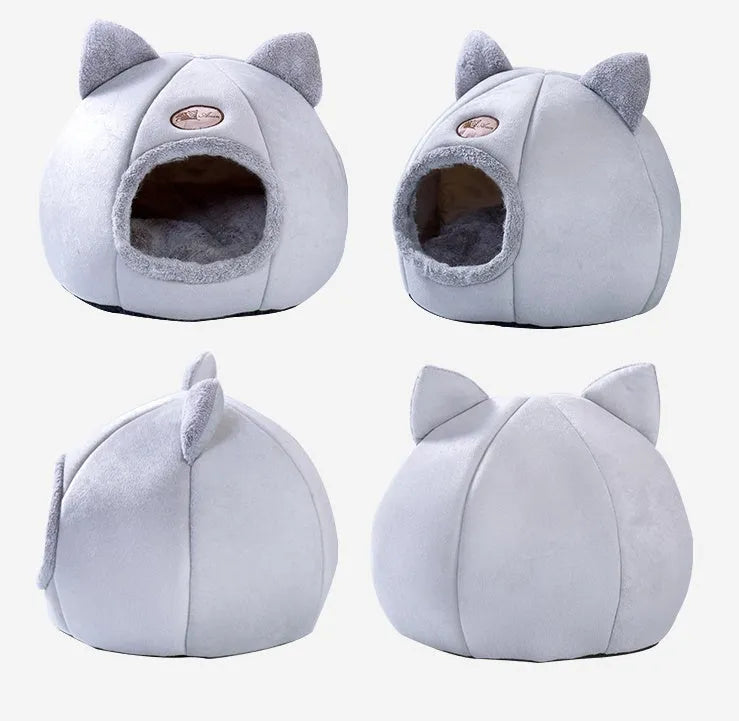 Semi-enclosed warm and fluffy pet nest - Bellarte Enchanté Semi-enclosed warm and fluffy pet nest