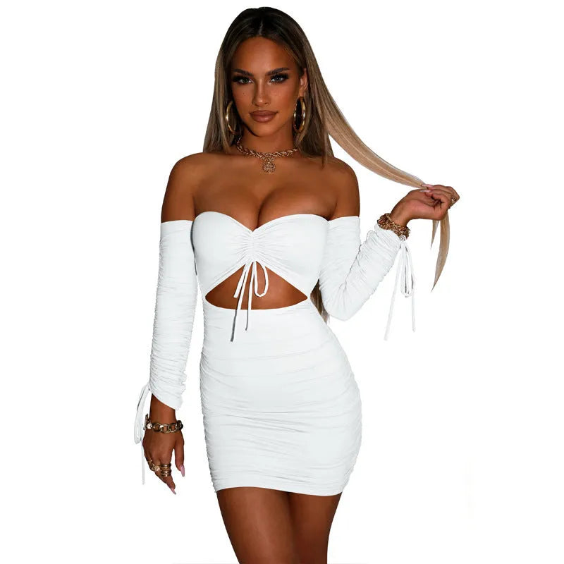 Sexy Dress Plus Size Fashion Hollow Women's Tight-fitting - Bellarte Enchanté Sexy Dress Plus Size Fashion Hollow Women's Tight-fitting