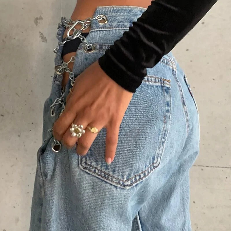 Sexy High Waist Jeans - Bellarte Enchanté Sexy High Waist Jeans